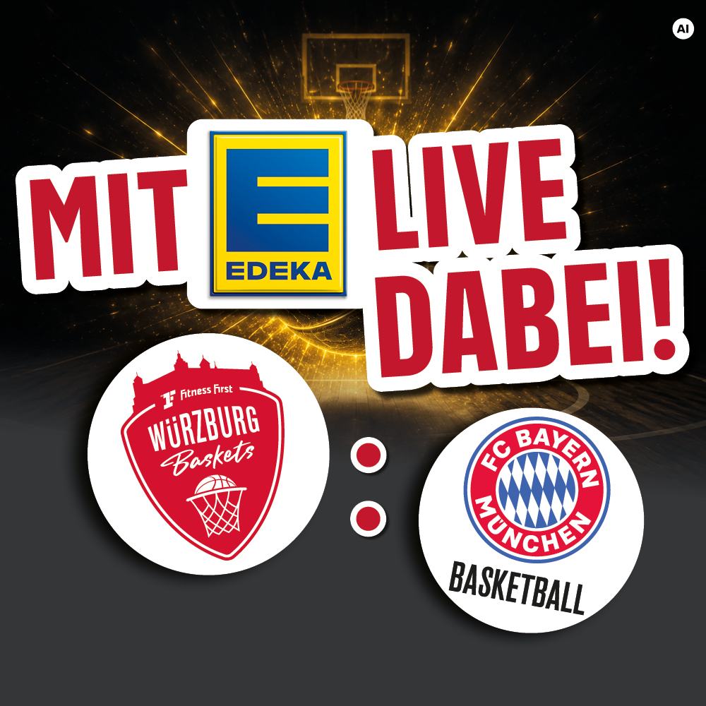 Würzburg Baskets vs FC Bayern München Basketball – Ticket-Gewinnspiel